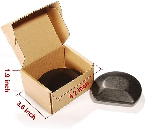 Master Massage 2-Piece Large Contoured Hot Stone Set – Three-Quarter Round Basalt Lava Rocks for Deep Tissue, Trigger Point & Acupressure Therapy – Professional Massage Tools - Image 6
