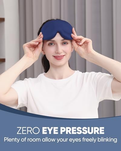 MZOO Luxury Sleep Mask for Women Men Patented Light Blocking Design - Image 2