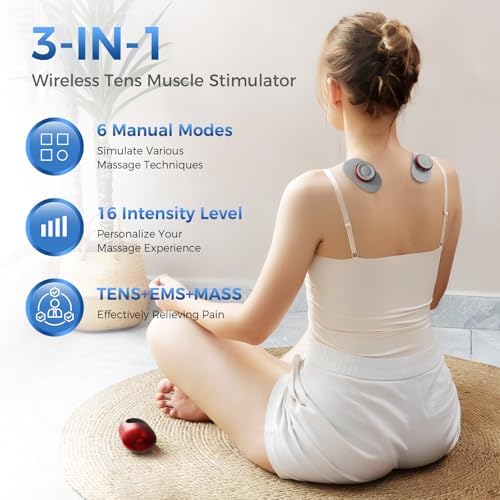 KingPavonini Wireless TENS Unit Muscle Stimulator, Pain Relief, Model U8PRO - Image 5