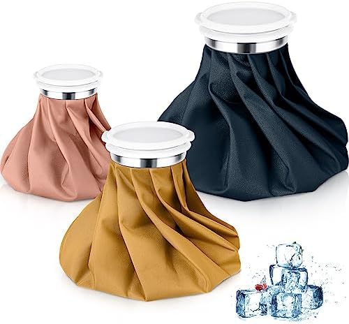 Shihanee 3 Pcs Ice Bags for Injuries Reuse, Multicolor, Morandi Style by Shihanee