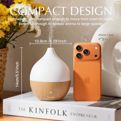 SALKING Essential Oil Diffuser for Home, 100ml Small Aromatherapy Diffuser - Image 5