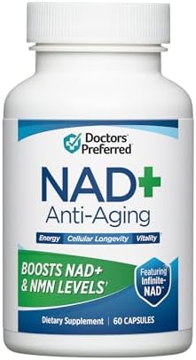 DOCTORS' PREFERRED NAD+ Anti-Aging Supplement w/Resveratrol & CoQ10 by DoctorsPreferred