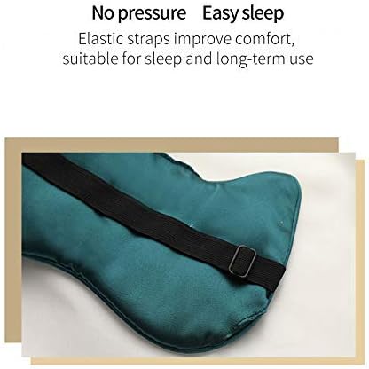 PERFECTSIGHT Sleep Eye Masks Silk Sleep Eye Cover Lightweight Adjustable Eyeshade Mask Satin Night Eyeshade Cover for Women Men Sleep Travel Nap (Cat-Green) - Image 5