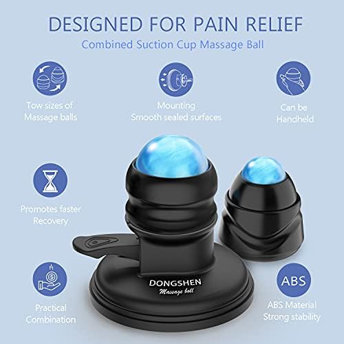 Massage Ball Deep Tissue 2 in 1 Mountable Muscle Massage Roller for Pain Relief, Trigger Point ，Relieve Fascia Muscle Knot and Joint Pain Relax Full Body - Image 6