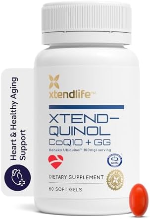 Xtendlife Xtend‑Quinol Ubiquinol CoQ10 Supplement, 60 Day Supply by xtendlife
