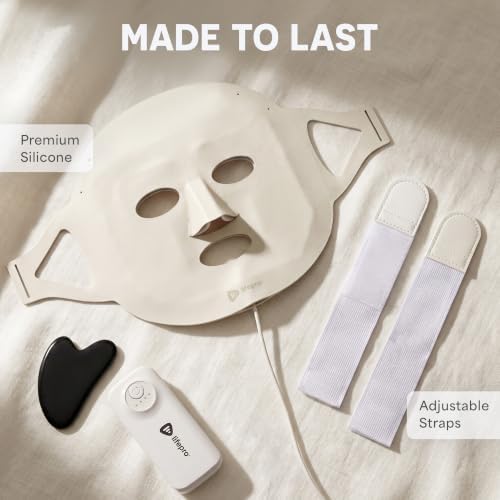 LifePro Revitaglow Red Light Therapy Mask - Triple Chip LED Face Mask - Image 6
