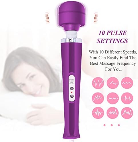 YEVIOR Wired Powerful Handheld Massager with Strong Vibration for Women - Image 3