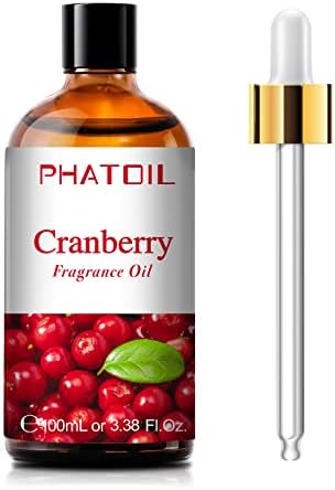 PHATOIL Cranberry Fragrance Oil for Diffuser Aromatherapy 3.38FL.OZ by PHATOIL