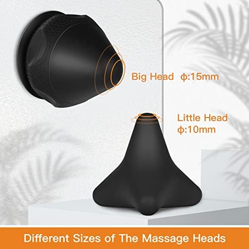 AOT Mountable Massage Ball with Suction Cup, Manual Back Massager Kit for Myofascial Release and Muscle Knot Remover Black - Image 4