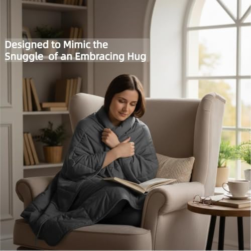 Machine Washable Weighted Blanket for Adults - Heavy Blankets for All-Season Sleeping, Cooling Soft & Breathable with Premium Glass Beads (60” x 80”｜18lbs) - Image 2