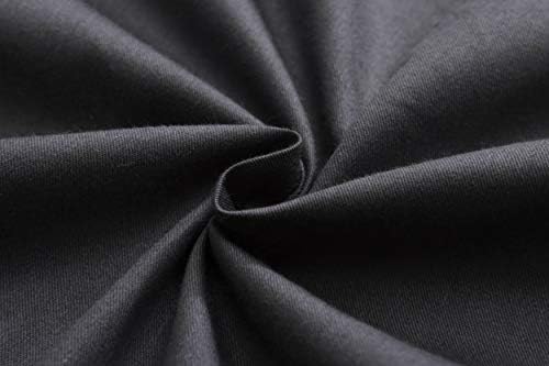 F.Y.Dreams Weighted Blanket Duvet Cover 60x80 inches with 8 Ties,Zipper on Long Side/100% Cotton, Dark Grey/Just Duvet Cover - Image 3