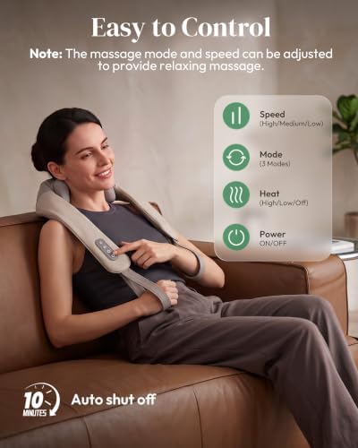 Heycool Cordless Neck and Shoulder Massager with Heat, FSA Eligible HSA - Image 6