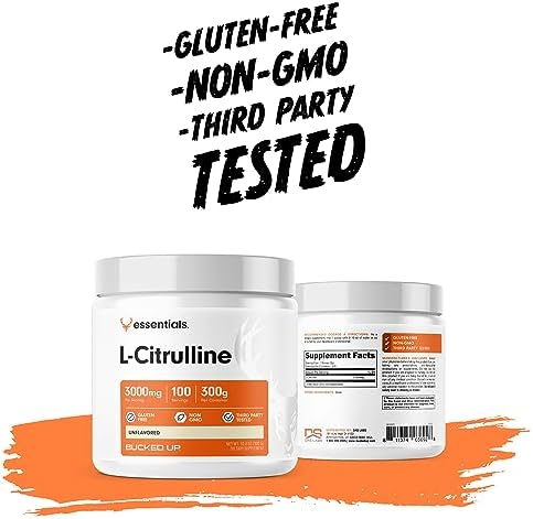 Bucked Up L-Citrulline 3000mg Powder, Essentials (100 Servings) - Image 7