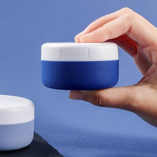 Kuangre Travel Containers for Toiletries, Silicone Cream Jars BPA-Free, Leak-proof 1.35oz Travel Size Containers, Portable Size Silicone Jars with Lid for Cosmetic Face Hand Body Cream (4 Pack) - Image 2