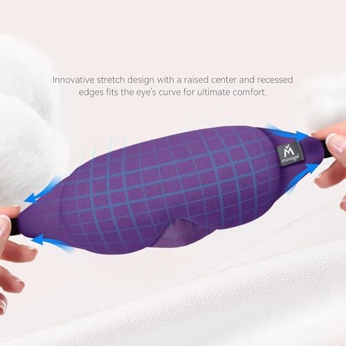 Mavogel Cotton Sleep Eye Mask, Breathable Light Blocking Sleep Mask - Image 5