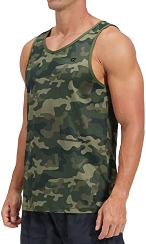 EZRUN Men's Quick Dry Workout Tank Top UPF 50+ Sweat-Wicking Gym Shirt - Image 2