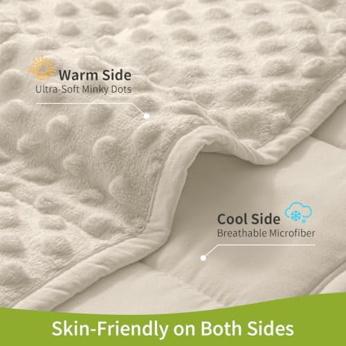 Uttermara Cooling Weighted Blanket for Adults, 12 lbs Full Size 48" x 72" - Image 4