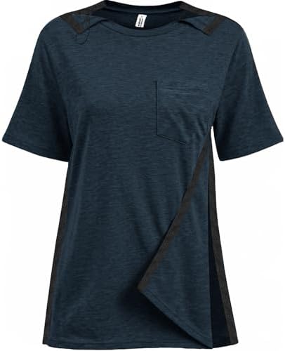 Women Shoulder Surgery Shirts for Women Tear Away Post Surgery Shirt for Men Full Snap Access Recovery Clothing by UCOVERIT