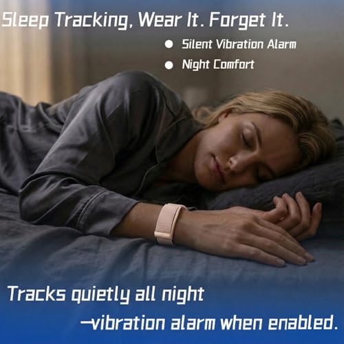 Smart Bracelet Health and Fitness Tracker No Subscription Fees Pink - Image 3