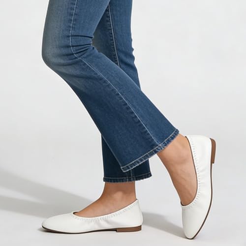 LM Women's Ballet Flats Round Toe Slip On Flats Shoes Casual Dress Shoes Foldable Portable Travel Ballet Flat - Image 6