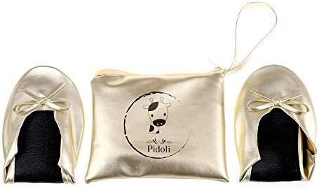Ballet Flats Shoes -Women's Foldable Portable Travel Roll Up Shoes with Pouch - Image 3