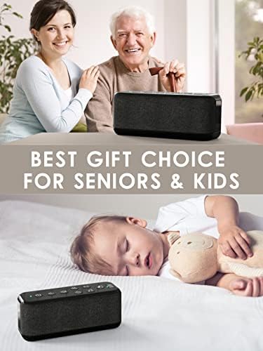 White Noise Machine with Rain Sounds, Rechargeable Sound Machine for Sleep - Image 6