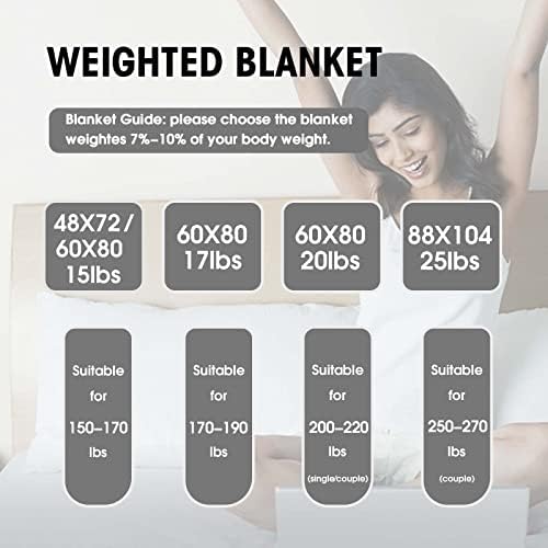 yescool Weighted Blanket for Adults (17 lbs, 60" x 80", Pink) Cooling Heavy Blanket for Sleeping Perfect for 160-180 lbs, Queen Size Breathable Blanket with Premium Glass Bead, Machine Washable - Image 7