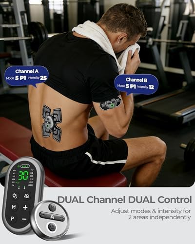 KingPavonini Wireless TENS Unit Muscle Stimulator, XL Pad, Model HZ9151C - Image 5
