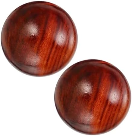 2 Pcs Stress Ball Chinese Style、Desktop Health、Rosewood Massage、Handball Wooden、Exercise Finger Dexterity - Image 6