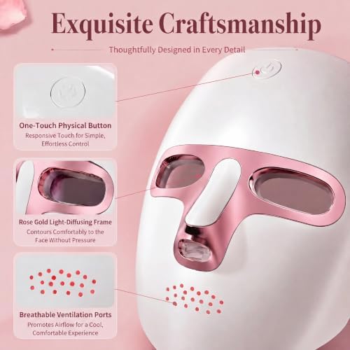 Red Light Therapy for Face, 7 Colors LED Face Mask Rechargeable - Image 5