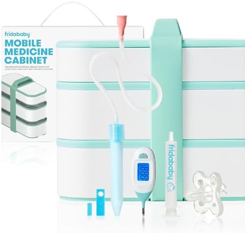 Frida Baby Mobile Medicine Cabinet Travel Kit, Baby Gift Set with Case by Frida