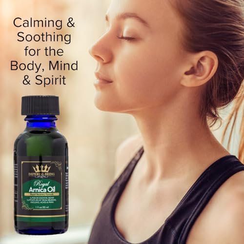 Royal Arnica Oil – Organic Herbal Blend for Muscle Recovery, Bruise Support, Joint Flexibility, Skin Vitality – Longer Lasting Than Arnica Cream or Gel – Infused with Essential Oils (1oz) - Image 2