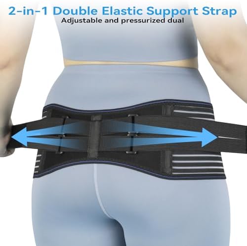 Sacroiliac Hip Belt SI Joint, Lower Back Support Brace for Women and Men - Image 2
