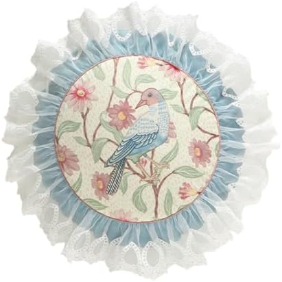 patdrea Designer French Velvet Throw Pillow Cover,Diameter 16"-MontebourgE by patdrea