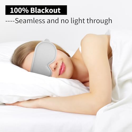 Easysleep Sleep Eye Mask for Side Sleeper Men Women Sleeping Mask for Light Blocking Zero Eye Pressure 3D Eye Cover with Adjustable Strap Soft Breathable Night Blindfold for Travel - Image 2