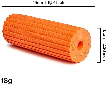 BLACKROLL - Mini Flow Foam Roller, Portable Massage Tool for Feet, Hands, and Arms, Ideal for Travel and Plantar Fasciitis Relief, Great for Exercise, Massage, and Muscle Recovery, 6" x 2" - Image 5