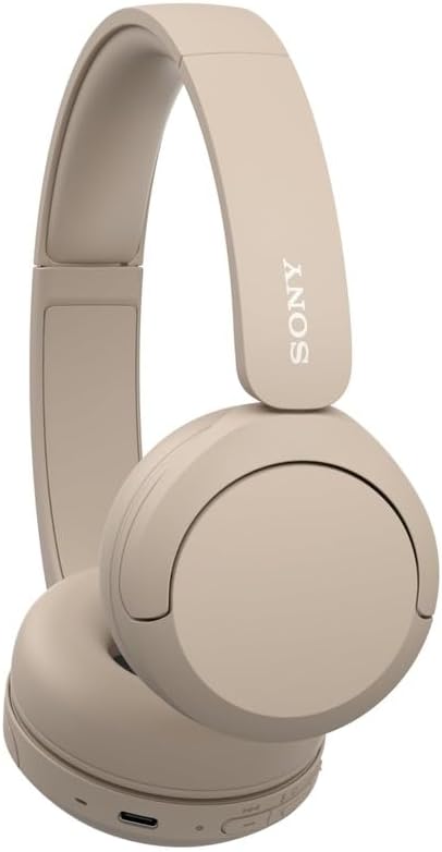 Sony WH-CH520 Wireless On-Ear Bluetooth Headphones with Mic, Cappuccino | Comfortable Lightweight Design, Up to 50 Hrs Battery with Quick Charging, Multipoint Connection, Clear Calls, Swivel design - Image 8