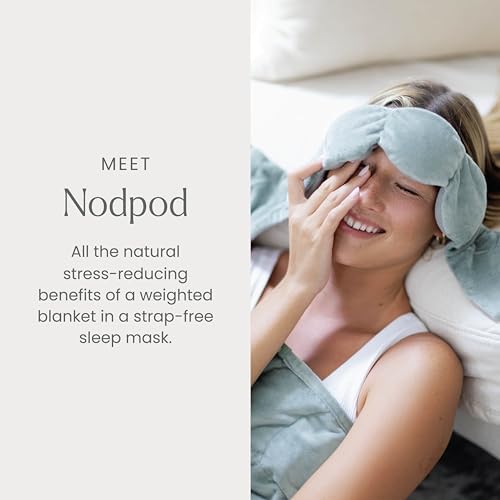 nodpod Patented Gentle Pressure Sleep Mask, Weighted Eye Mask - Image 2