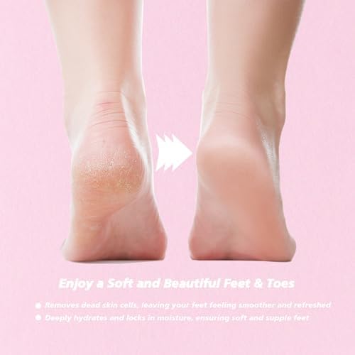 Rose Jelly Pedicure Kit Foot Soak Set - Foot Spa Soak Salt Scrub Intensive Softening Exfoliating Moisturizing, Mud Mask, Urea Cream Lotion for Women and Men, Spa Gift for Pedicure - Image 5