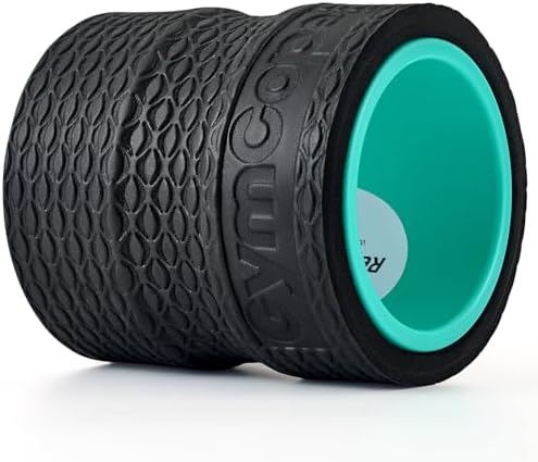 GymCope Back Roller Wheel 4 Inch Spine-Safe Groove, Compact Size for Travel by GymCope