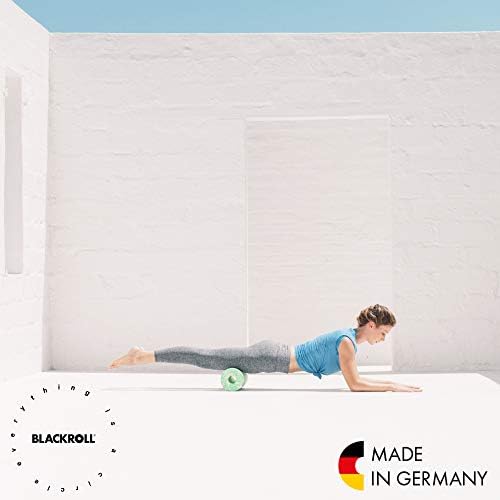 BLACKROLL - MED or MED 45 Foam Roller, Ideal for Myofascial Trigger Point Release and Back Massage, for Yoga, Exercise, Pilates, and Home Gym Workouts and Muscle Recovery, White/Green - Image 5