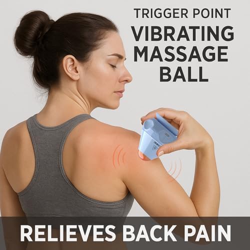 VibeHeat Mini – Heated Vibrating Massage Ball with Suction Base, 2 Heat & 2 Vibration Modes, Deep Tissue Trigger Point Massager for Back, Neck, Feet, Muscle Relief - Image 3