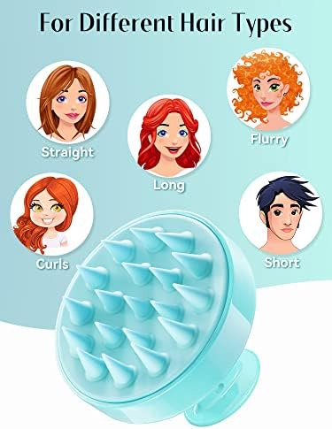 HEETA Scalp Massager Hair Growth Scrubber for Dandruff Removal Hair Care - Image 6