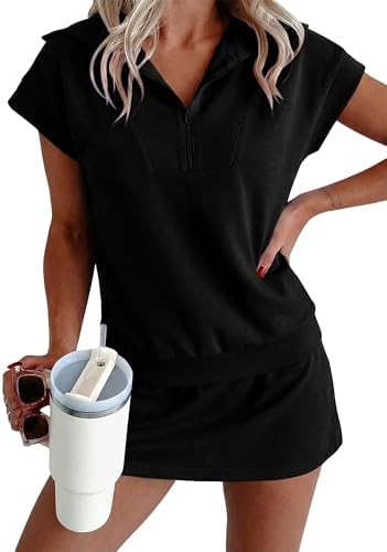 StunShow Two Piece Skirt Set for Women Summer Outfits Workout Athletic Skort Sets Sweatsuits Matching Sets Women Clothing by StunShow