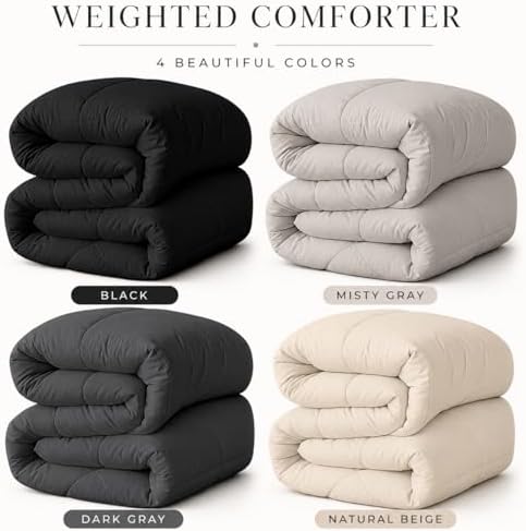 HomeSmart Weighted King Comforter 30 lbs, Also Fits California King Beds - Image 6
