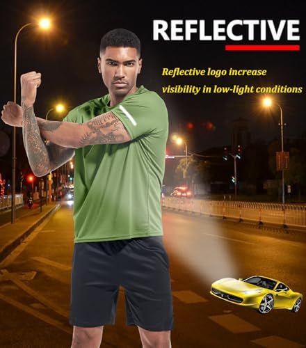 Boyzn 1, 3, 5 or 7 Pack Men's Workout Running Shirts, Dry Fit Moisture Wicking T-Shirt, Gym Athletic Short Sleeve Tee Shirts - Image 5