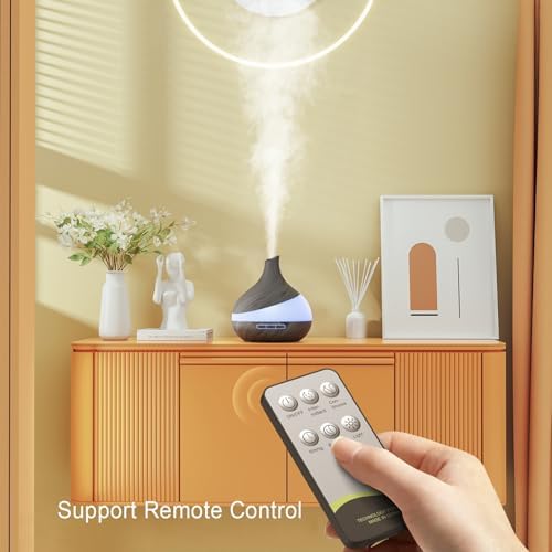 HJTHJT 500ML Essential Oil Diffuser for Home: 14 Color LED Humidifier - Image 2