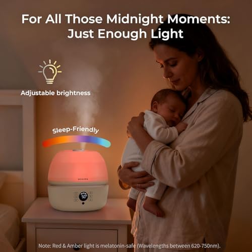 BOXING 3L Humidifier, Humidistat, Auto Mode, Remote, 7-Color Night Light - Image 5