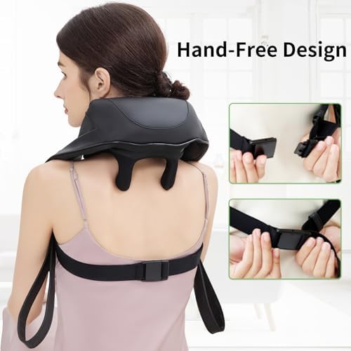 MASGRE Shiatsu Neck and Shoulder Massager, Cordless Back Massager with Heat - Image 6