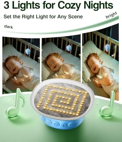 Portable White Noise Sound Machine for Baby with 48H Playtime, 20 Sounds - Image 6